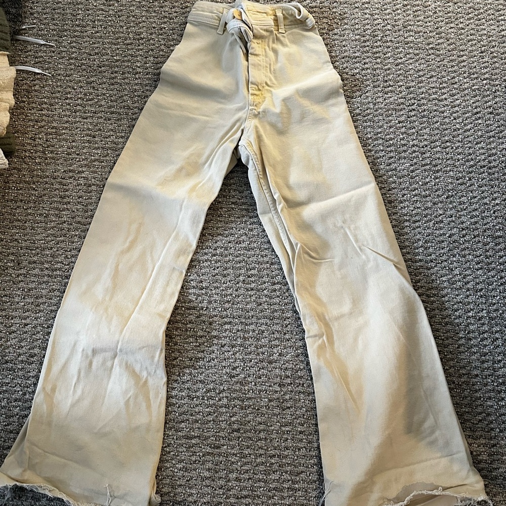 Women's Cream Jeans